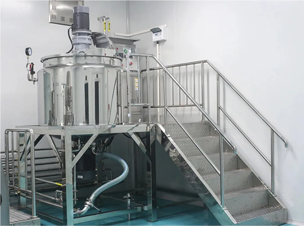 Stainless Steel Liquid/Cream/Lotion/Sauce Blending and Mixing Machine with Agitator