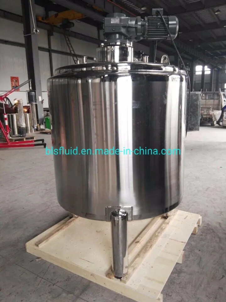 Stainless Steel Overhead Stirrer Pharmaceutical Liquid Sugar Syrup Mixing Tank