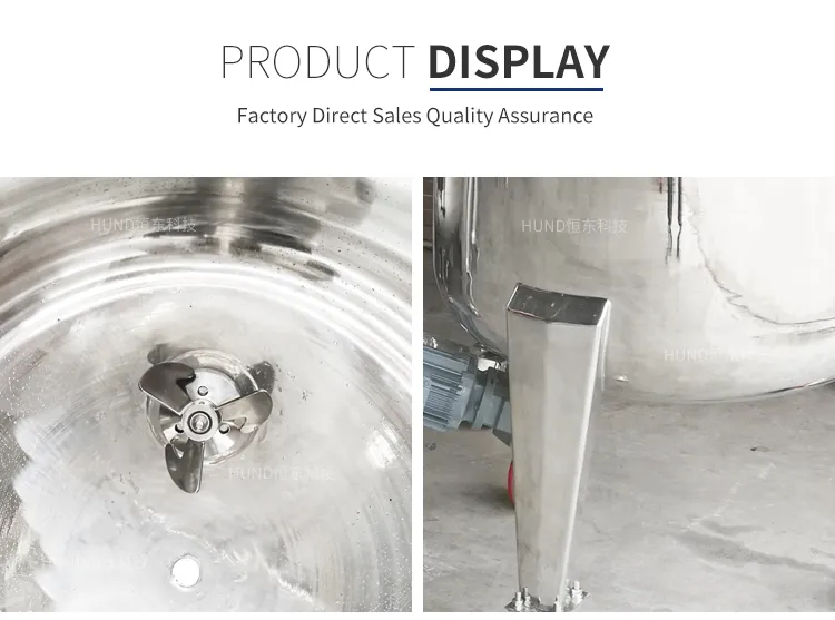 Stainless Steel Single Layer Perfume Making Machine Chemical Magnetic Agitation Tank Mayonnaise Mixer
