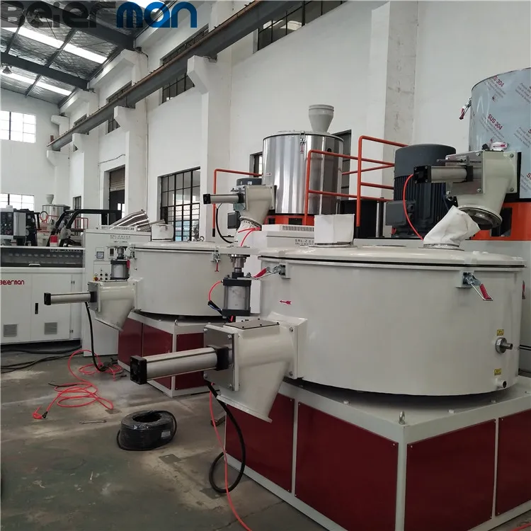 Stainless Steel SRL-Z Series PVC UPVC CPVC Plastic Powder Resin Hot and Cool Mixing Machine Mixer Unit with Lift