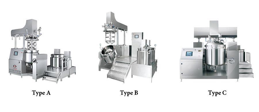 Toothpaste Making Machine Emulsifier Homogenizer Mixing Machine Vacuum Emulsifying Mixer