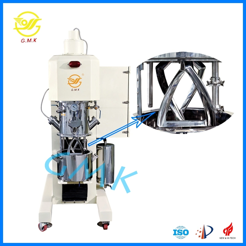 Top Li-Thium 60L Anode Battery Paste Mixing Double Planetary Disperser Mixer