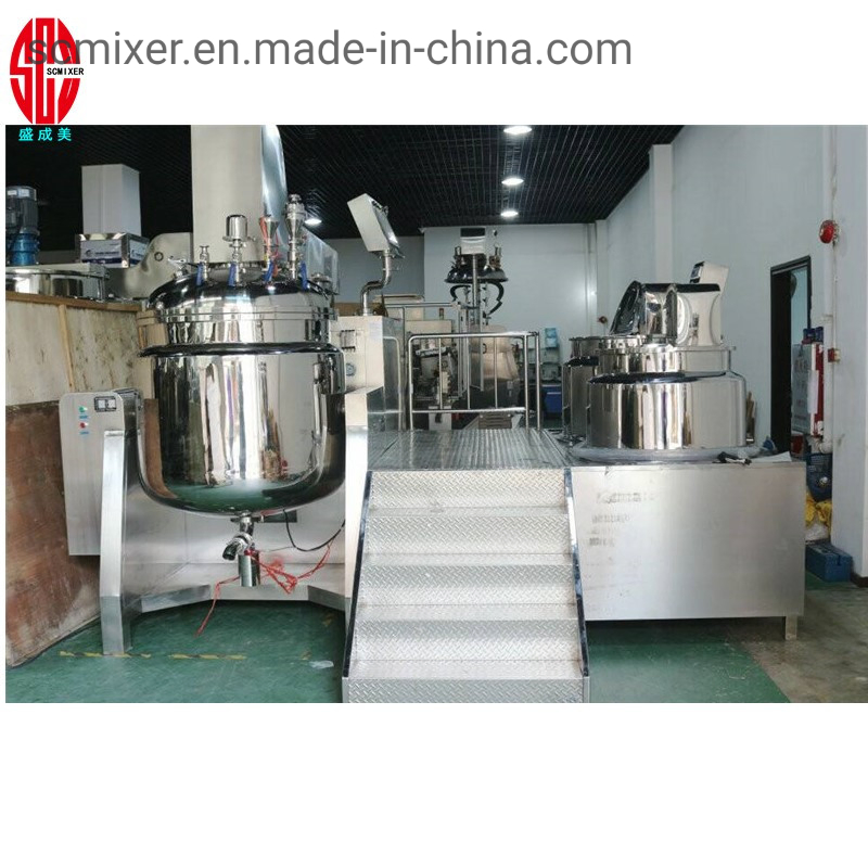 Vacuum Cosmetic Cream / Paste / Ointment Mixer with Homogenizer
