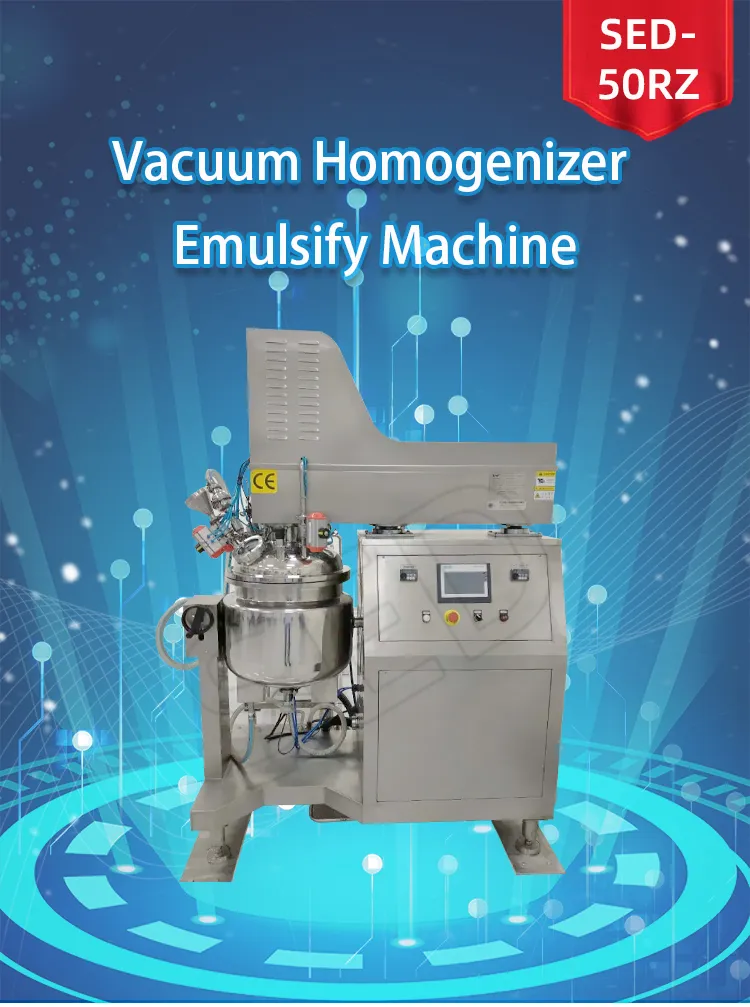 Vacuum Homogenizer Emulsify Machine for Butter