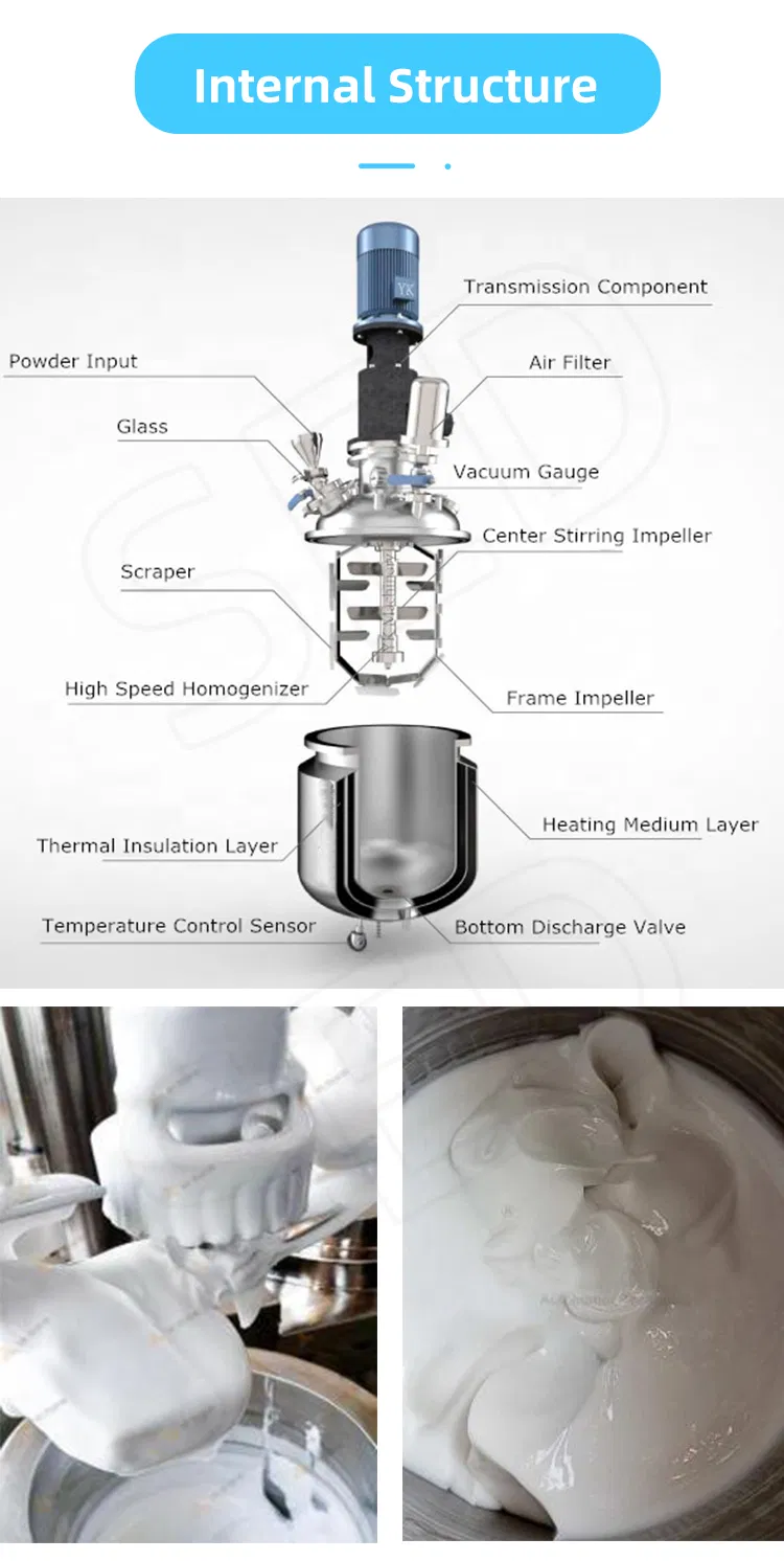 Vacuum Homogenizer Emulsify Machine for Butter