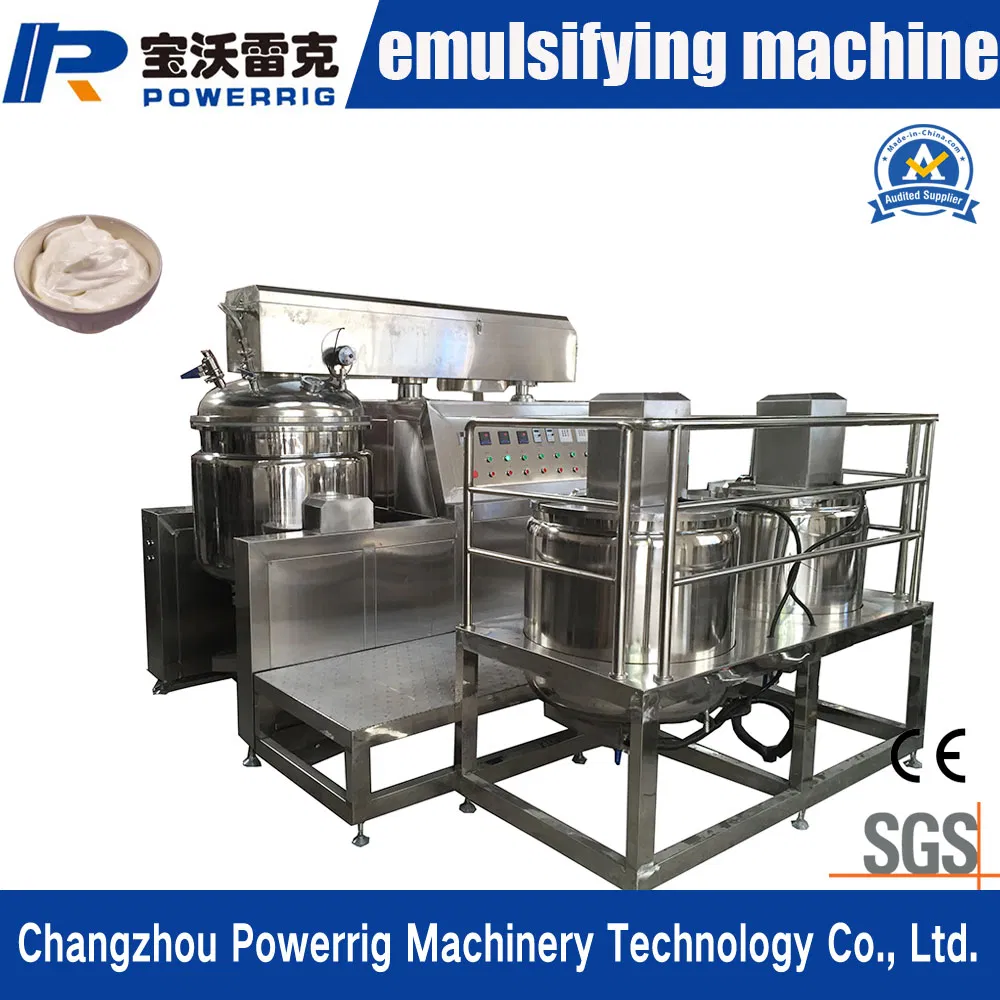 Vacuum Homogenizer Mixer Emulsifier for Body Lotion and Cream