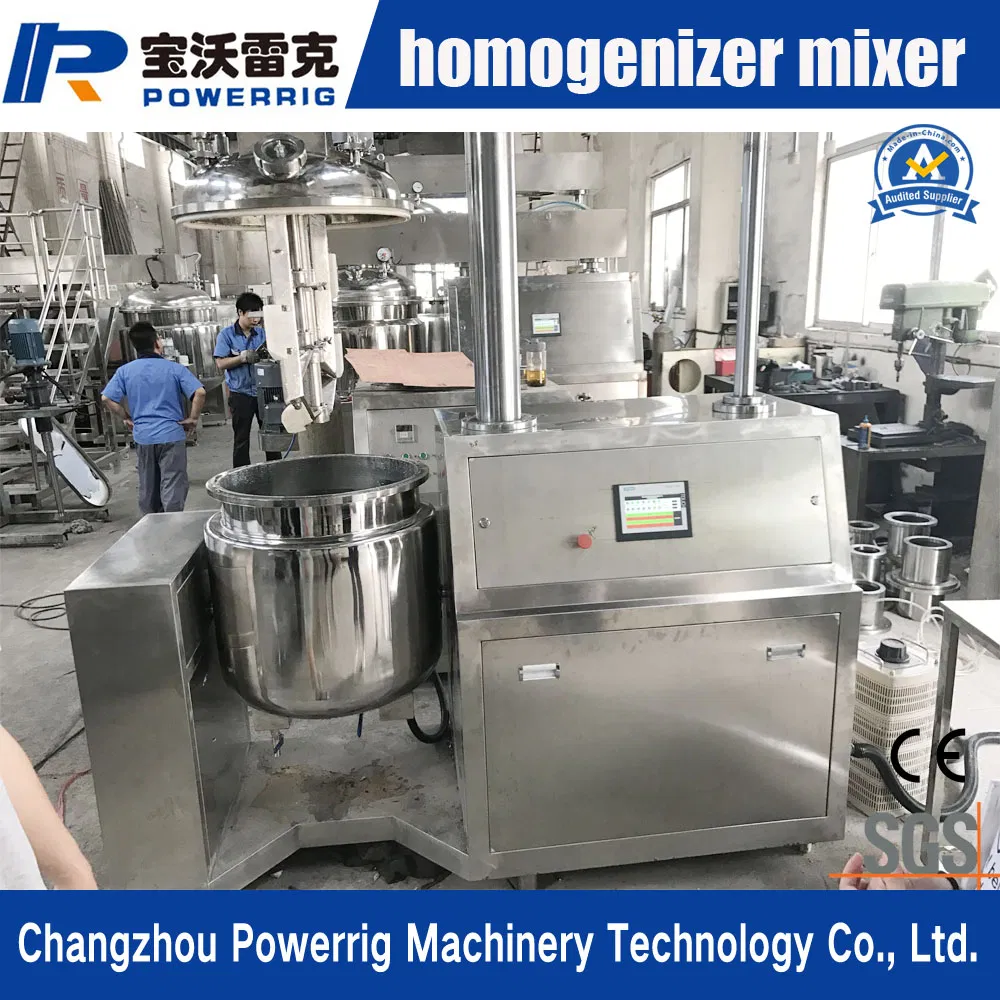 Vacuum Homogenizer Mixer Emulsifier for Body Lotion and Cream