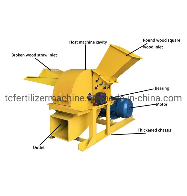 Wholesale 15 HP Diesel Engine Mini Branch Shredder Pto Wood Chipper Machine Price