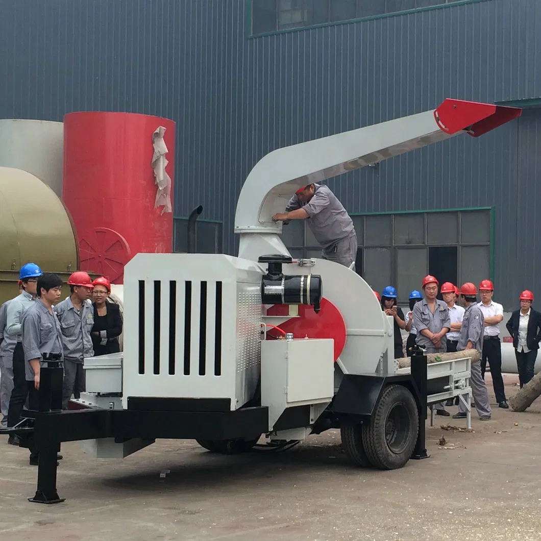 Wood Crushing Chipping Machine Movable Chipper