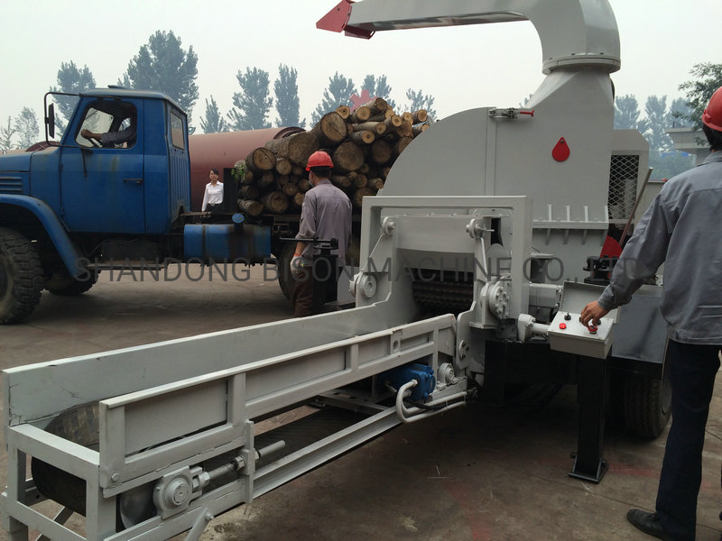Wood Crushing Chipping Machine Movable Chipper