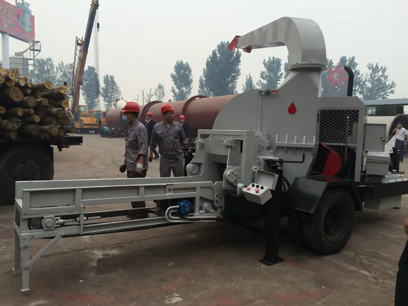 Wood Crushing Chipping Machine Movable Chipper