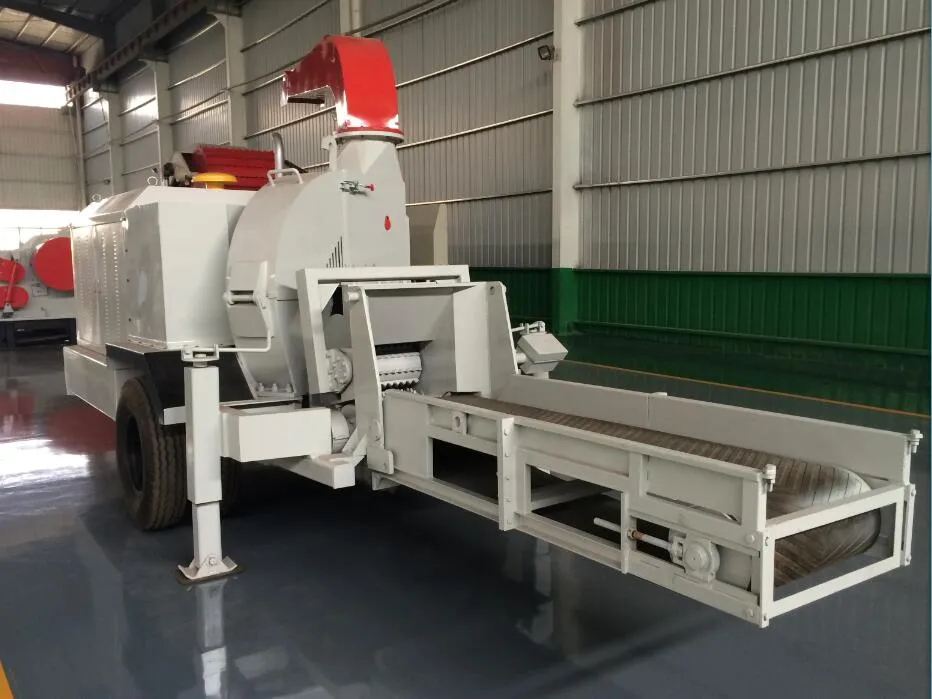 Wood Crushing Chipping Machine Movable Chipper