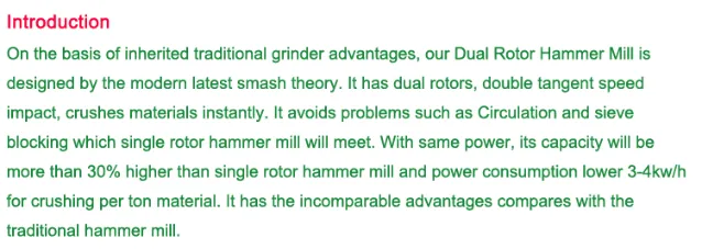 Wood Pellet Making Hammer Mill Machine Yulong Brand