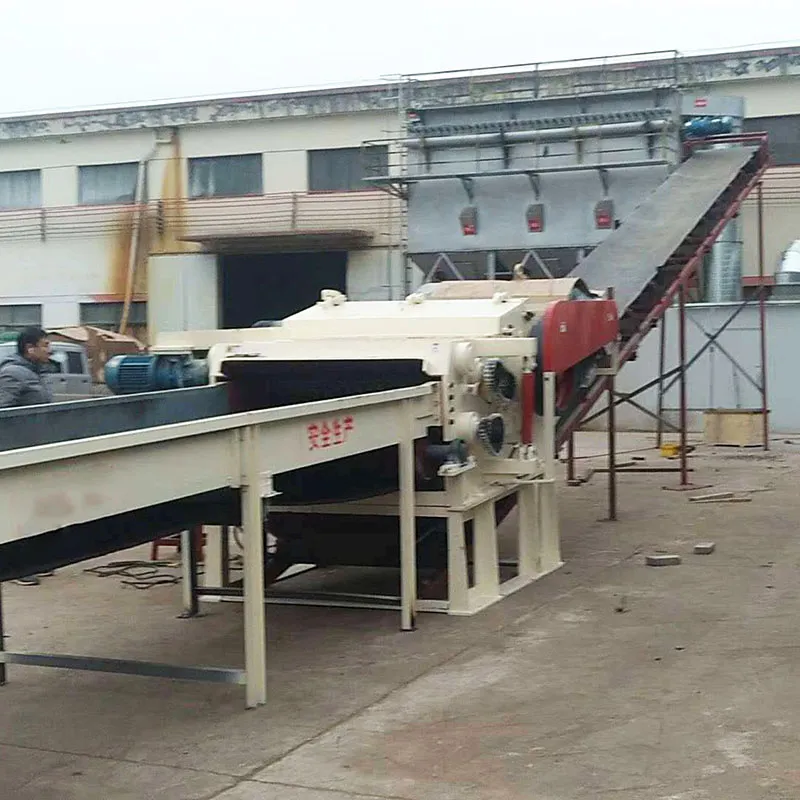 Wood Wastes Non-Wood Straws Electric Drum Type Wood Chipper