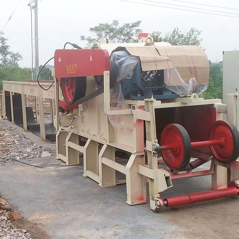 Wood Wastes Non-Wood Straws Electric Drum Type Wood Chipper