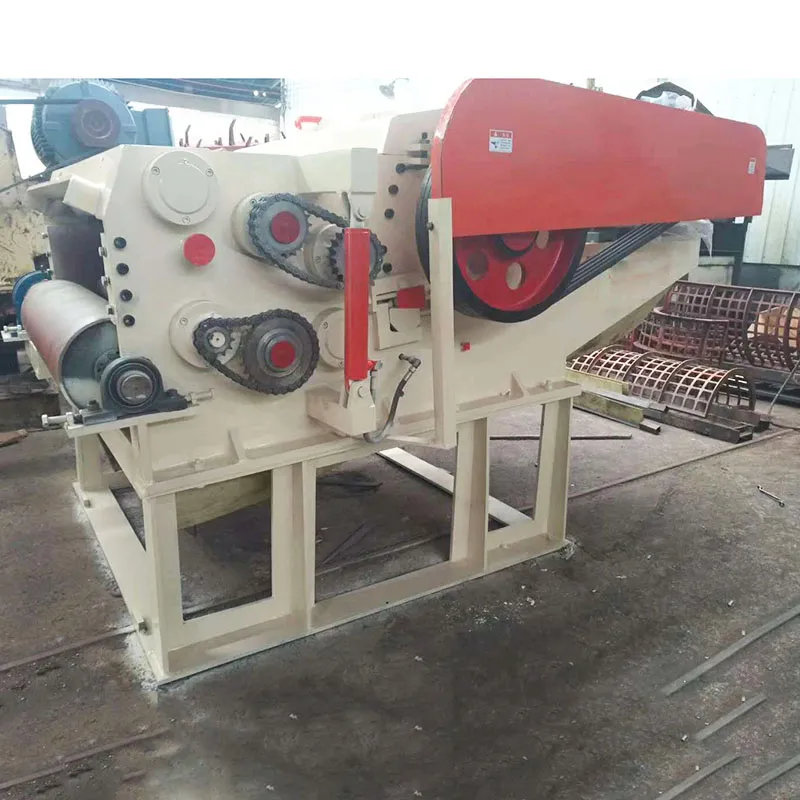 Wood Wastes Non-Wood Straws Electric Drum Type Wood Chipper