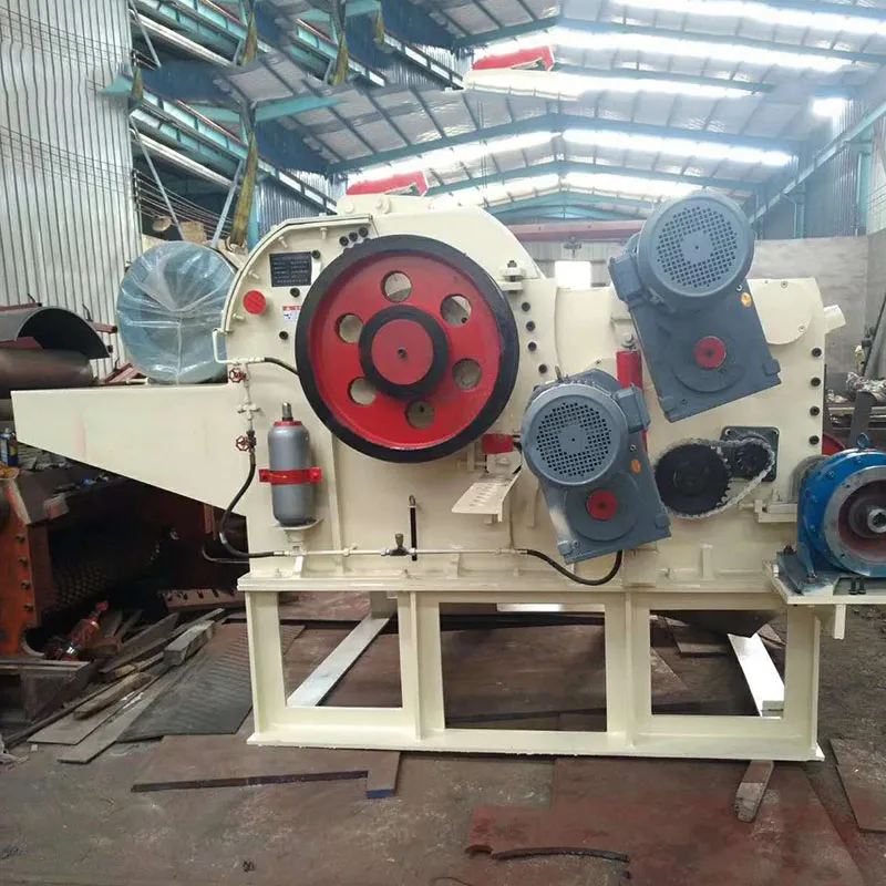 Wood Wastes Non-Wood Straws Electric Drum Type Wood Chipper